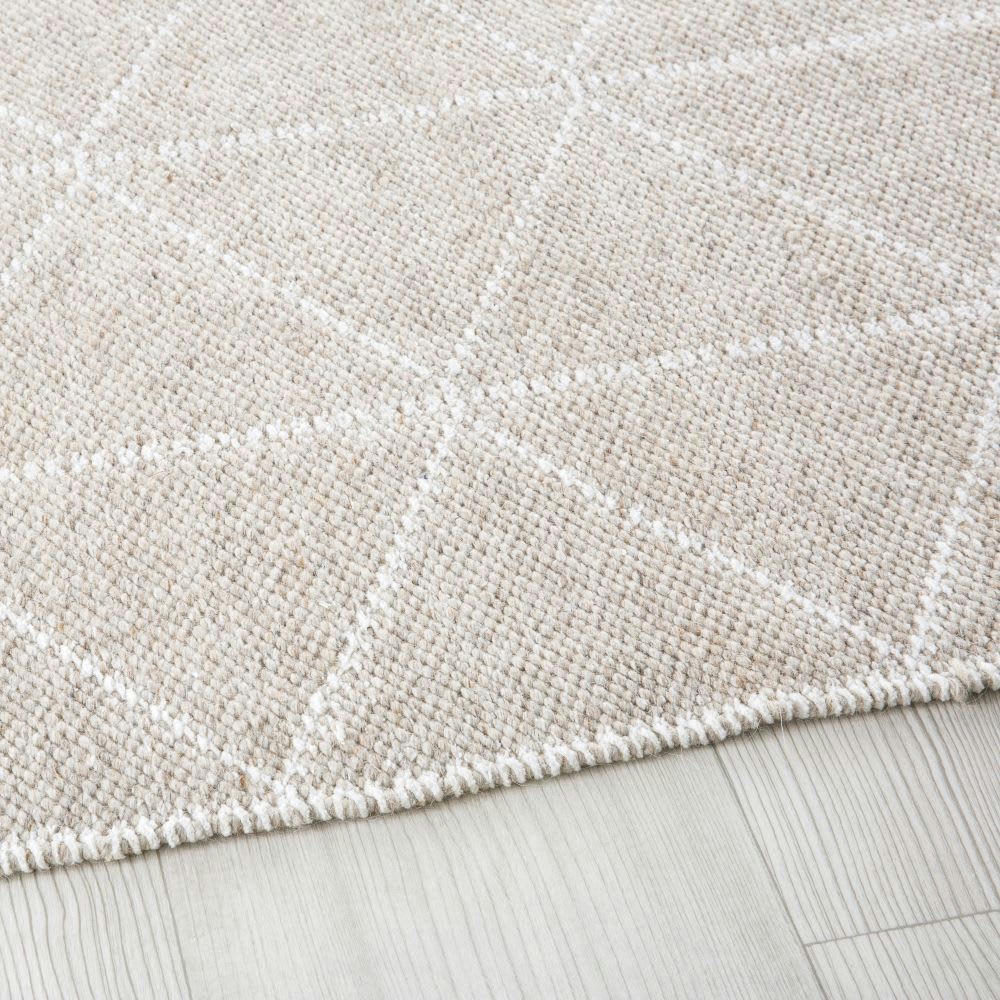 SLOW - Tapis réversible tissé style scandinave motifs graphiques 160x230