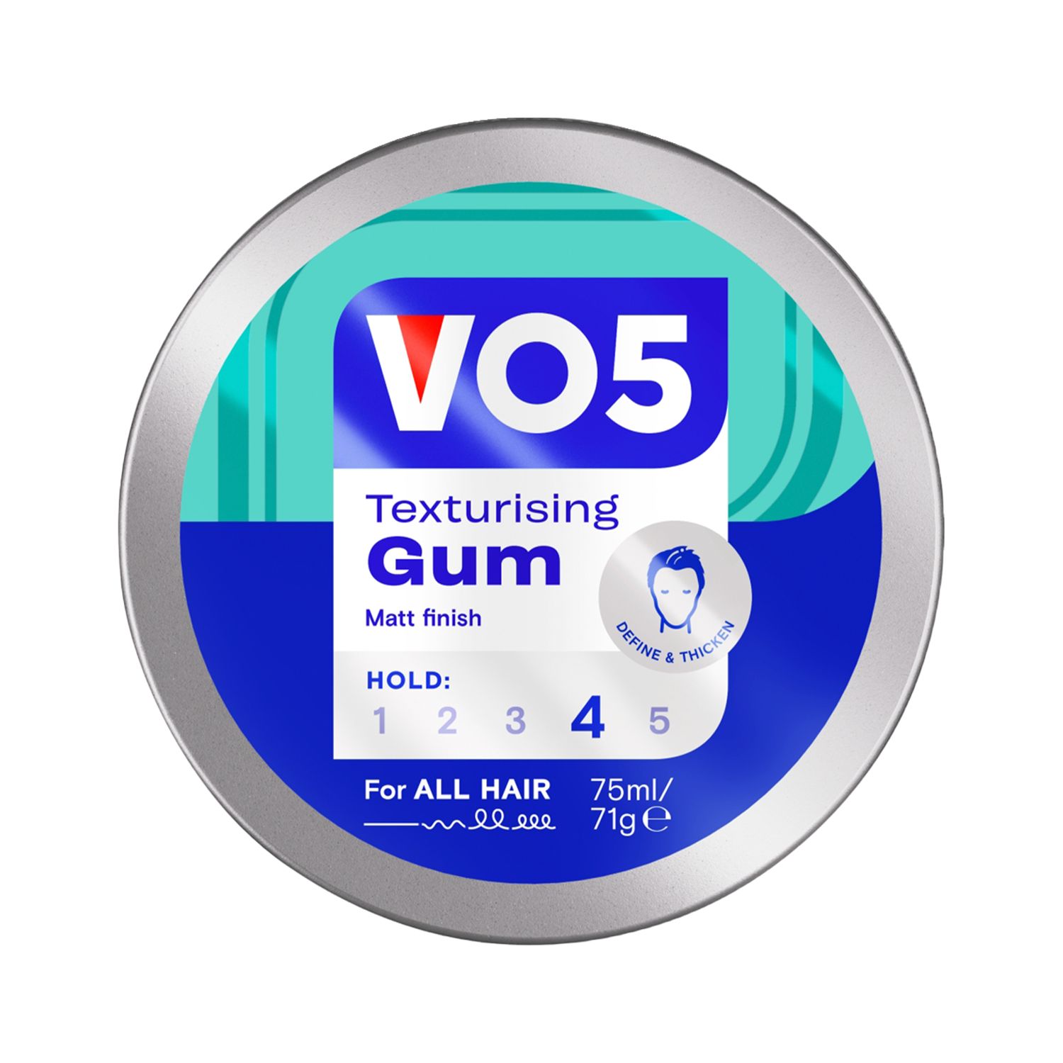 VO5 2x 'Texturising Gum' with Extra Firm Hold, Stylish Look,75ml