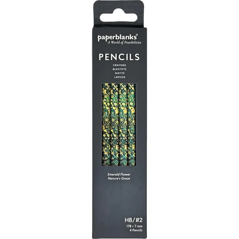 Bleistift 4er-Set Smaragdblume