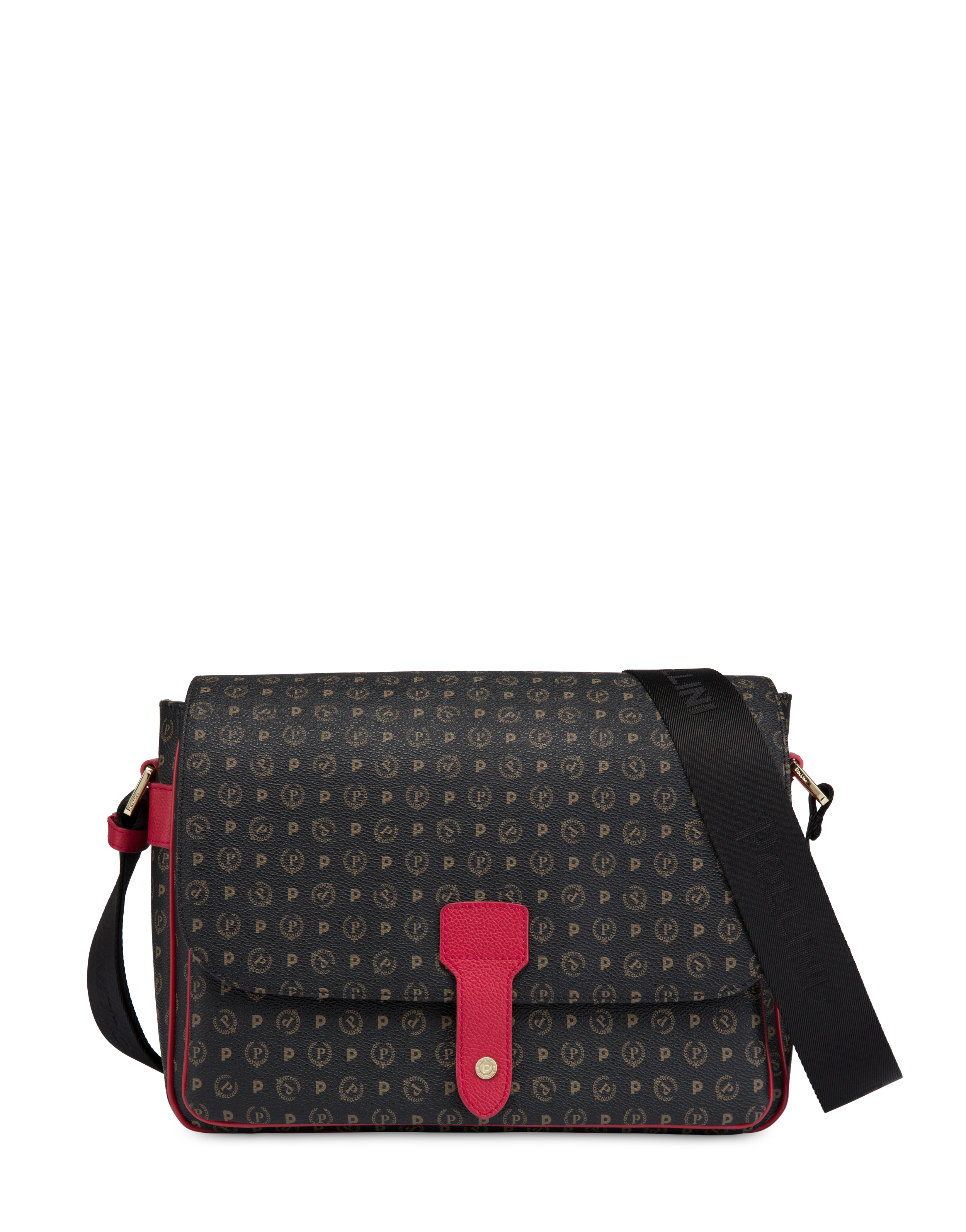 Borsa A Tracolla Heritage Pvc Nero/lacca