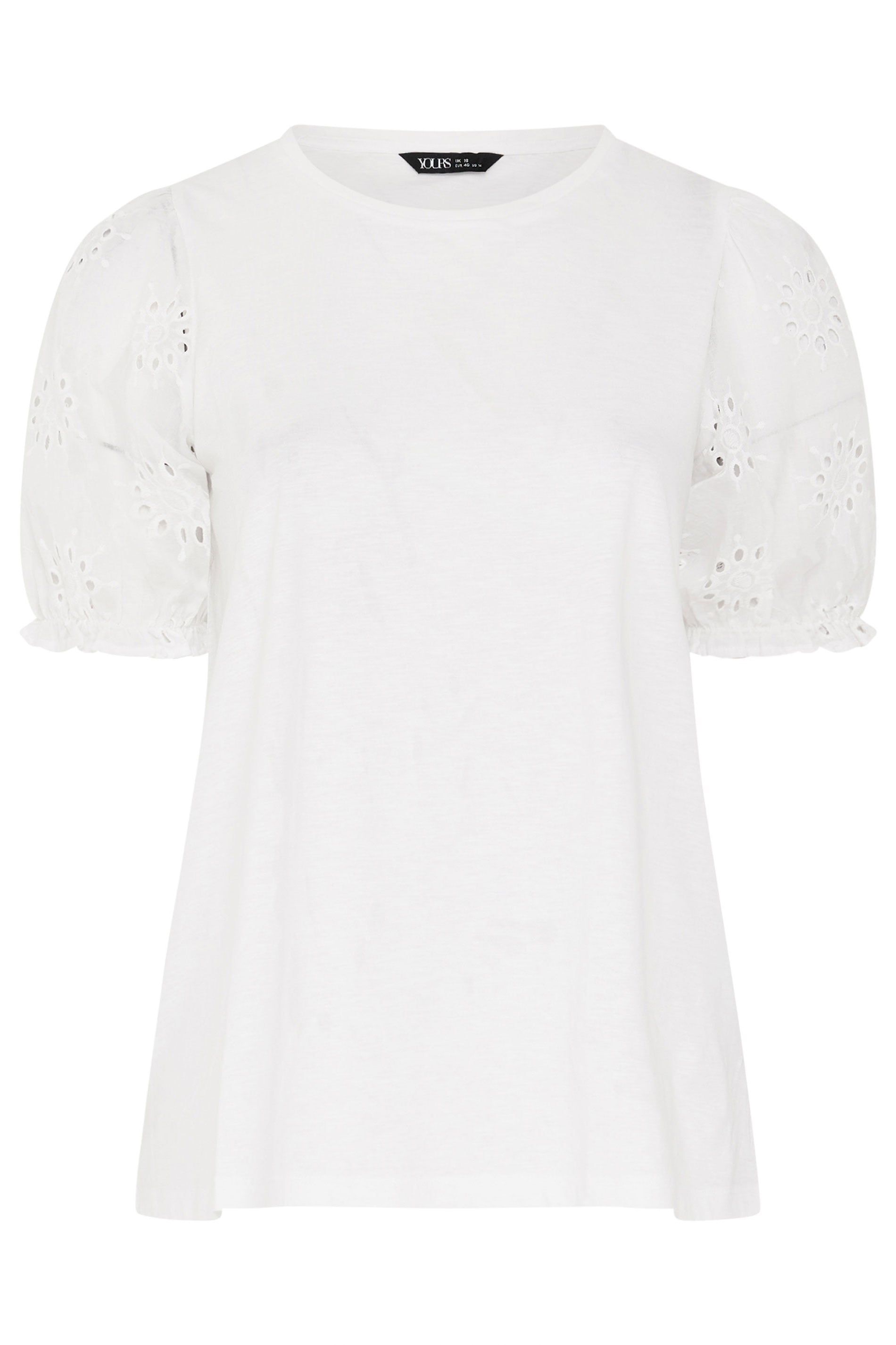 Yours Broderie Anglaise T-Shirt