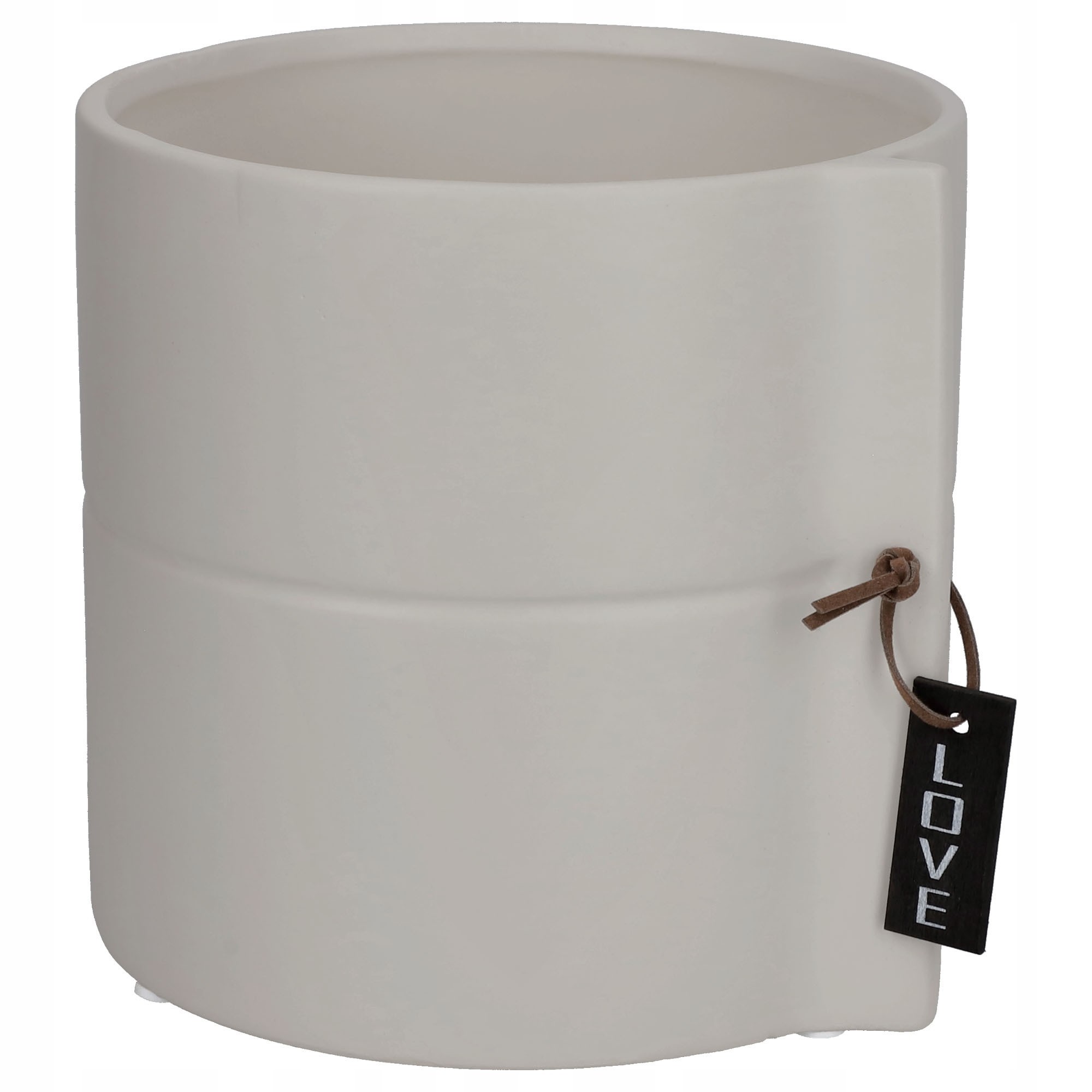 Kadax Doniczka Ceramiczna 13cm Osłonka Szara
