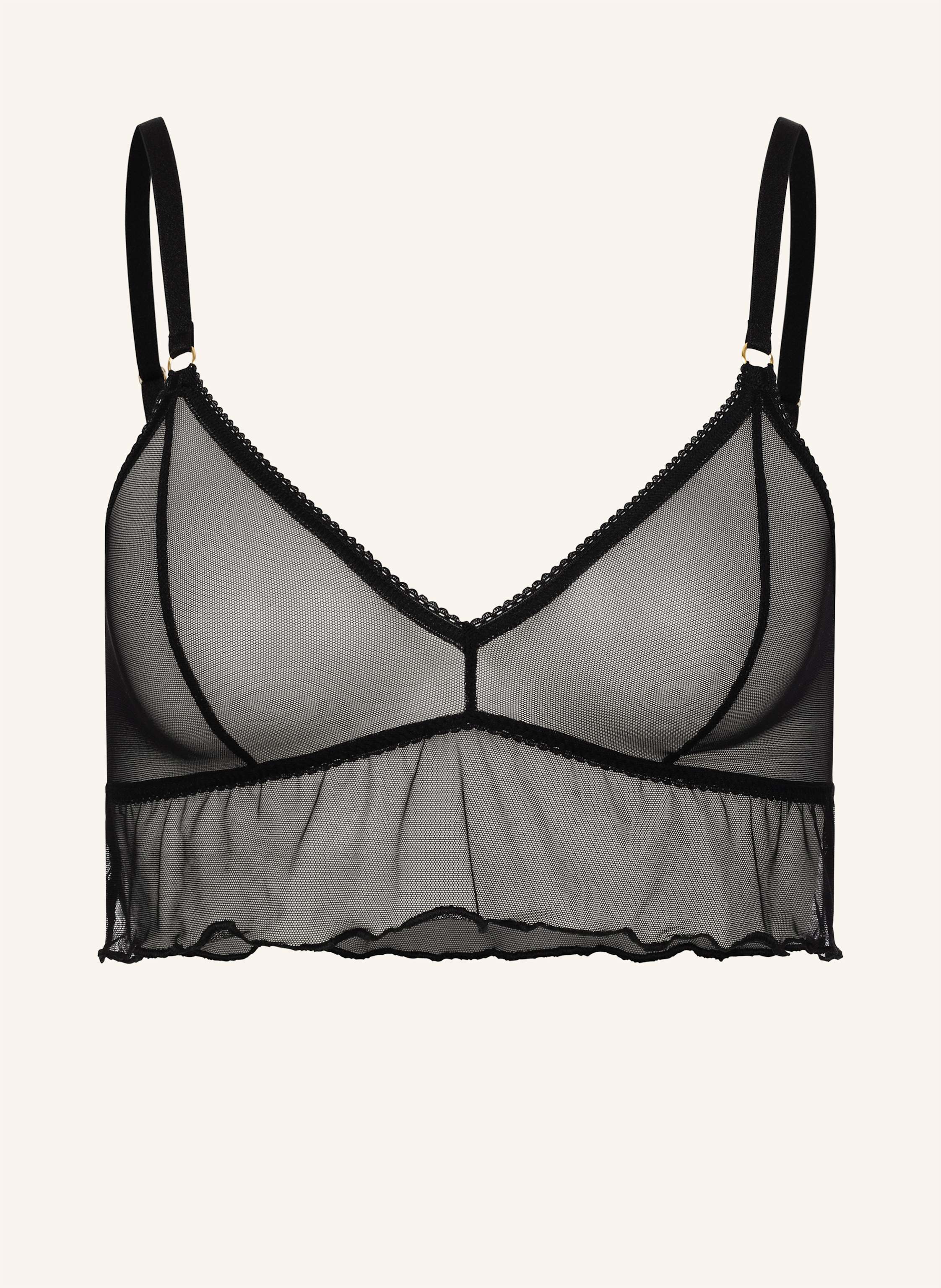 erlich textil Iconic Mesh Bralette Top bügellos mit Polyamid - verstellbare Träger