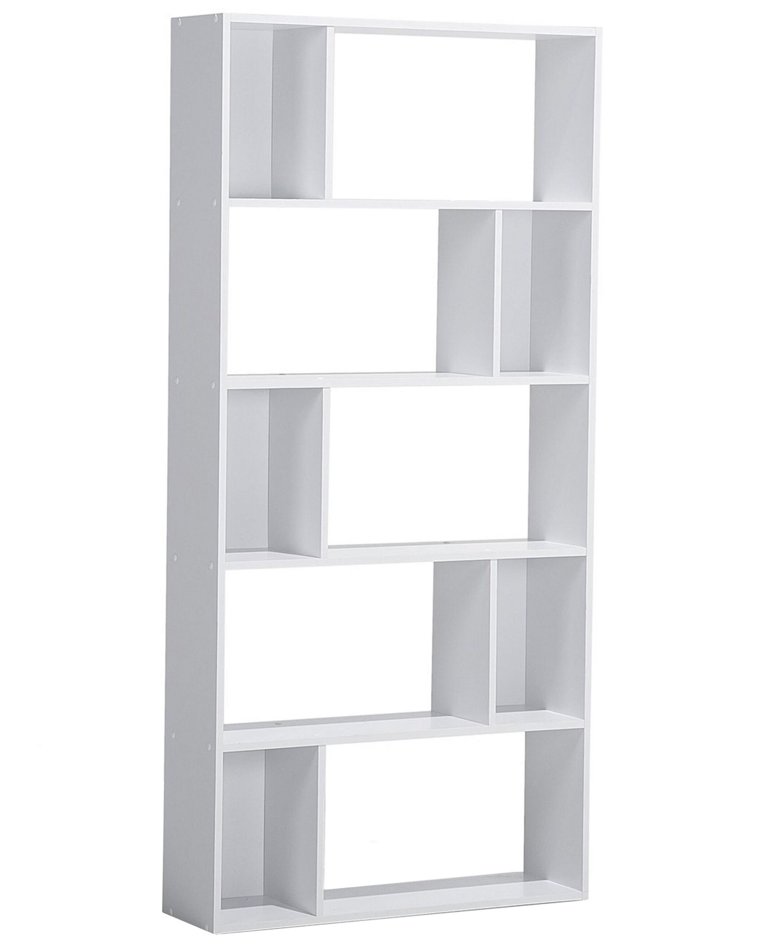 Regał 5 półek 174x83 cm biały