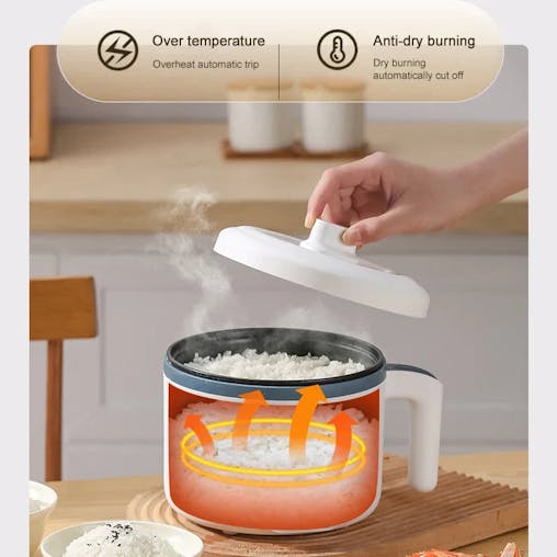NNEOBA Electric Rice Cooker Multicooker