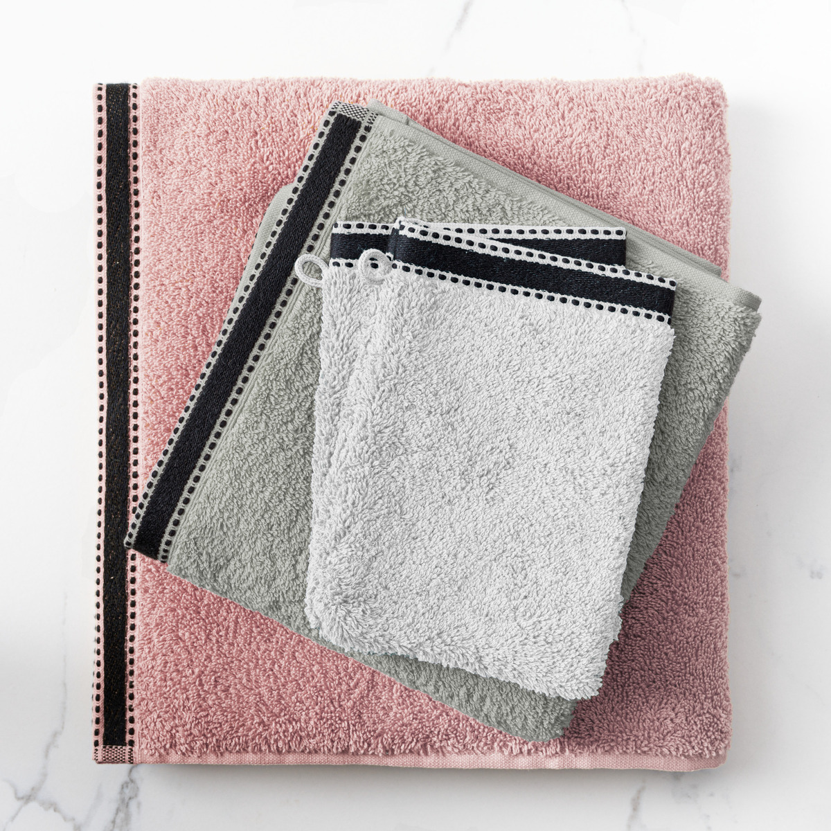 Guest towel "Joia", cotton Slate grey, 30x50 cm, 550 g/m&sup2;