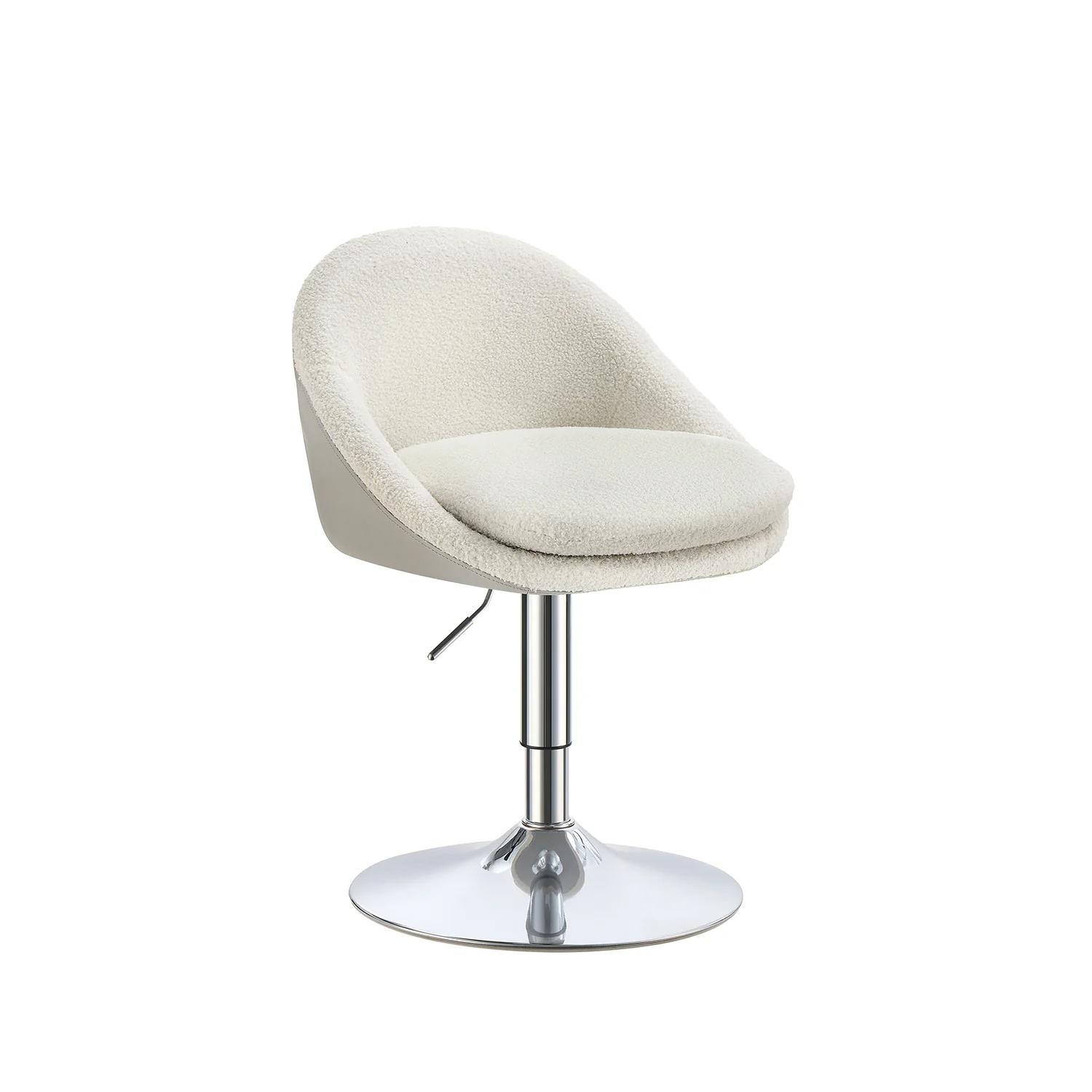 Chaise réglable avec dossier et socle