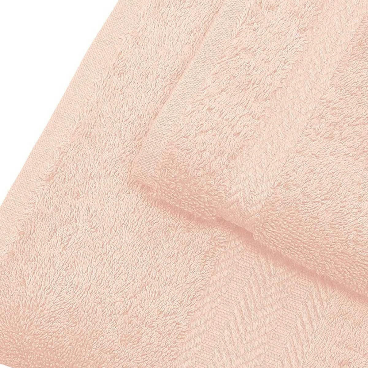 LUXURY - Serviette de toilette 550 gr/m²  poudre 50x100 cm
