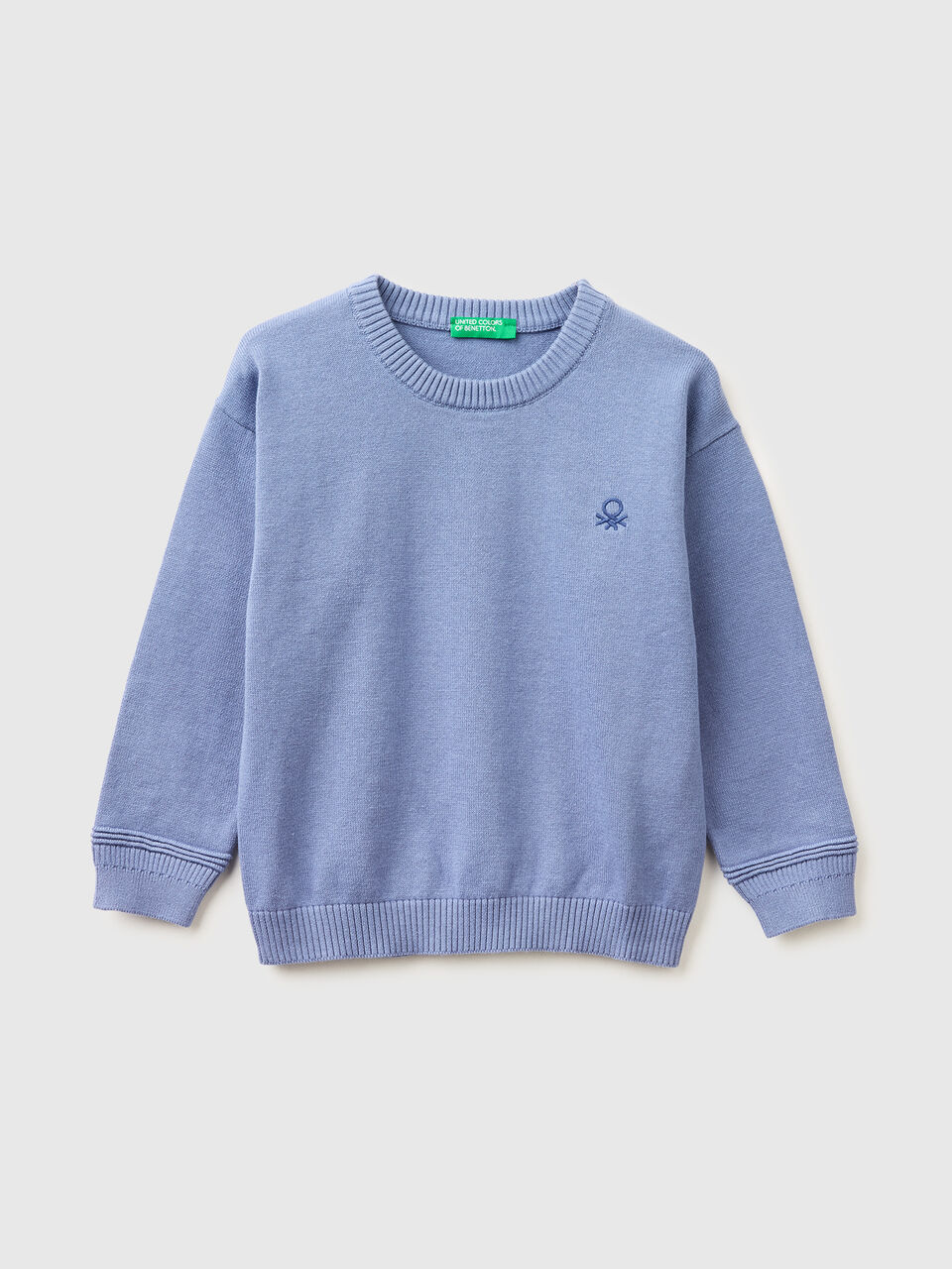 Organic cotton crew neck sweater