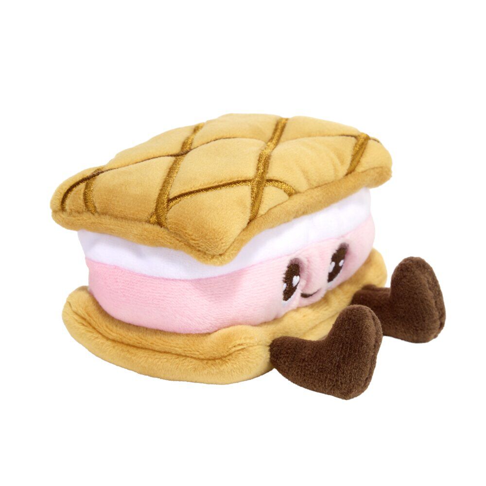 Peluche forme mini pâtisserie parfumée 5x9xH8cm