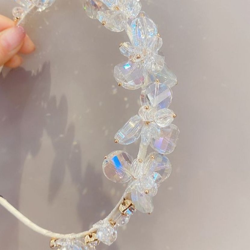 PEACH ACCESSORIES Enchanted Crystal Garden Headband