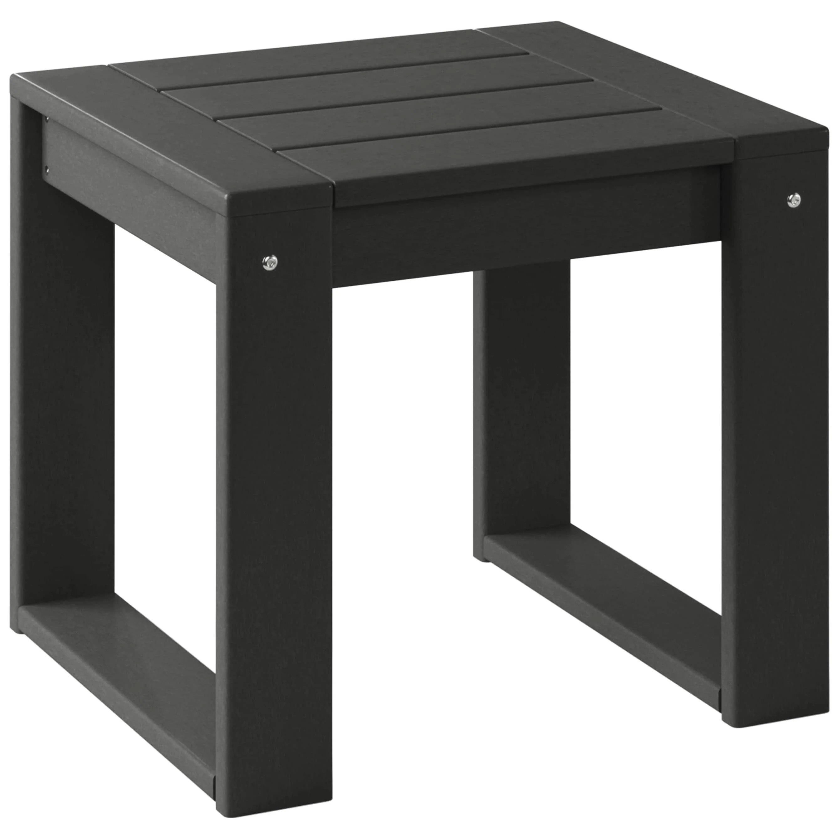 Polytrends Endless Outdoor Patio Poly Plastic End Table
