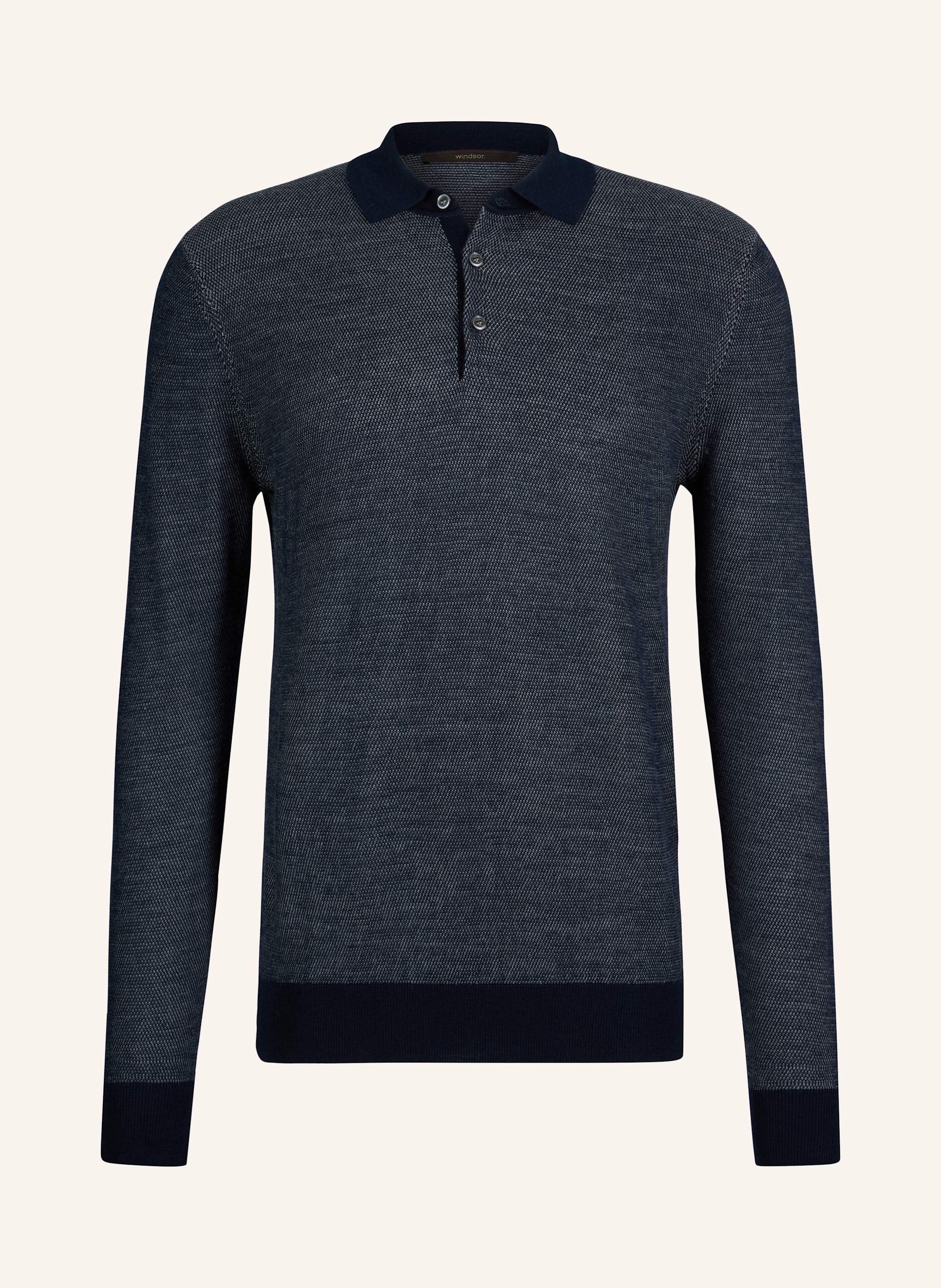windsor. Langarm-Poloshirt