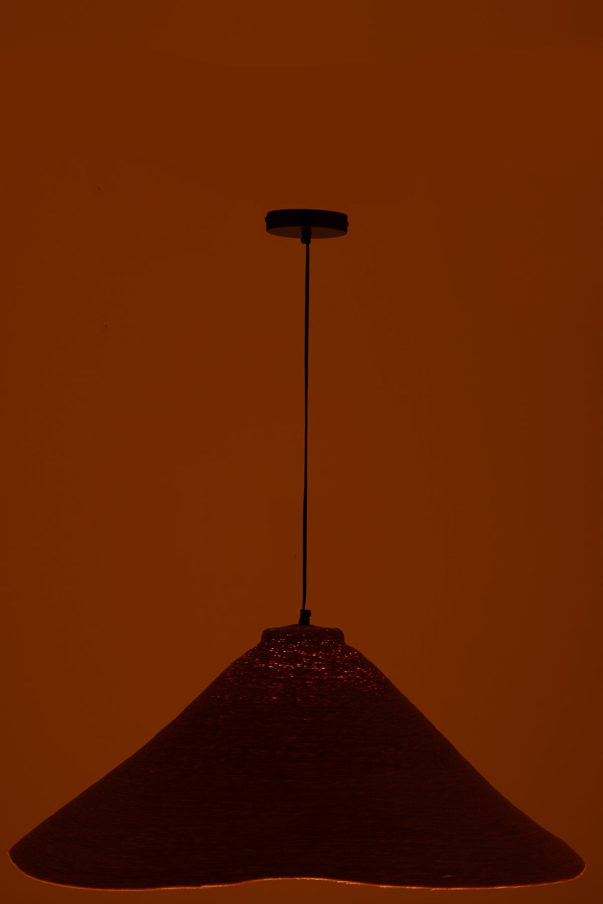 J-Line hanglamp - zeegras - roest