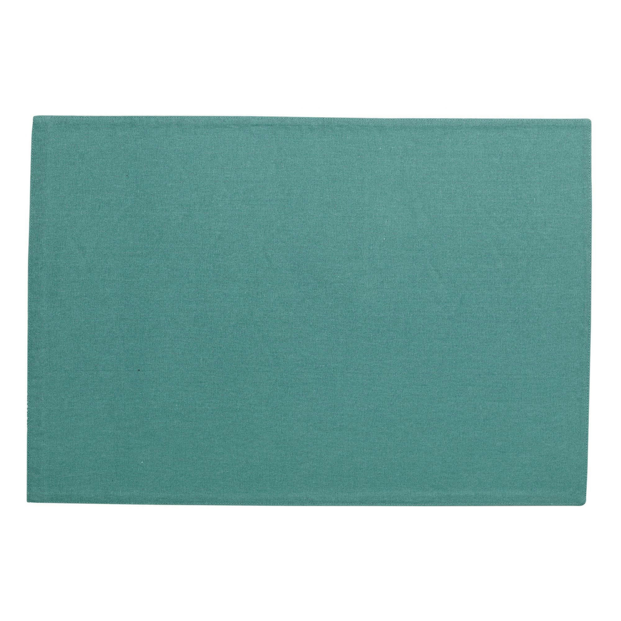 CALYPSE - Set de table  en coton paon 33 x 48