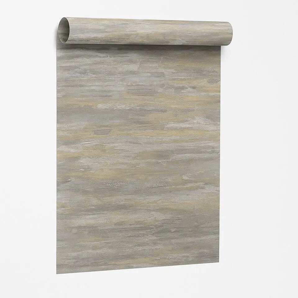 Dutch Wallcoverings Vliesbehang Arcadia kaleidoscoop textuur - grijs - 10mx53cm