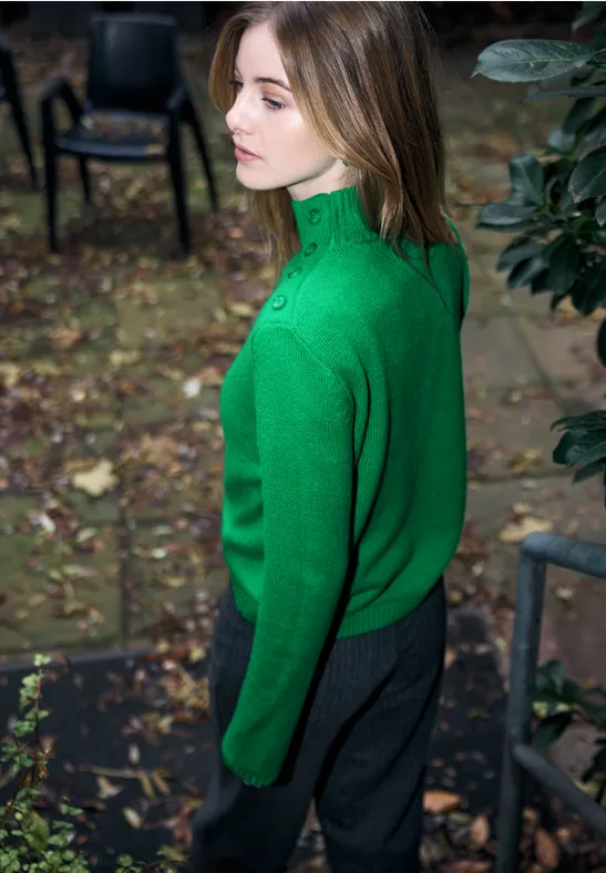 Pullover mit Knopfdetail