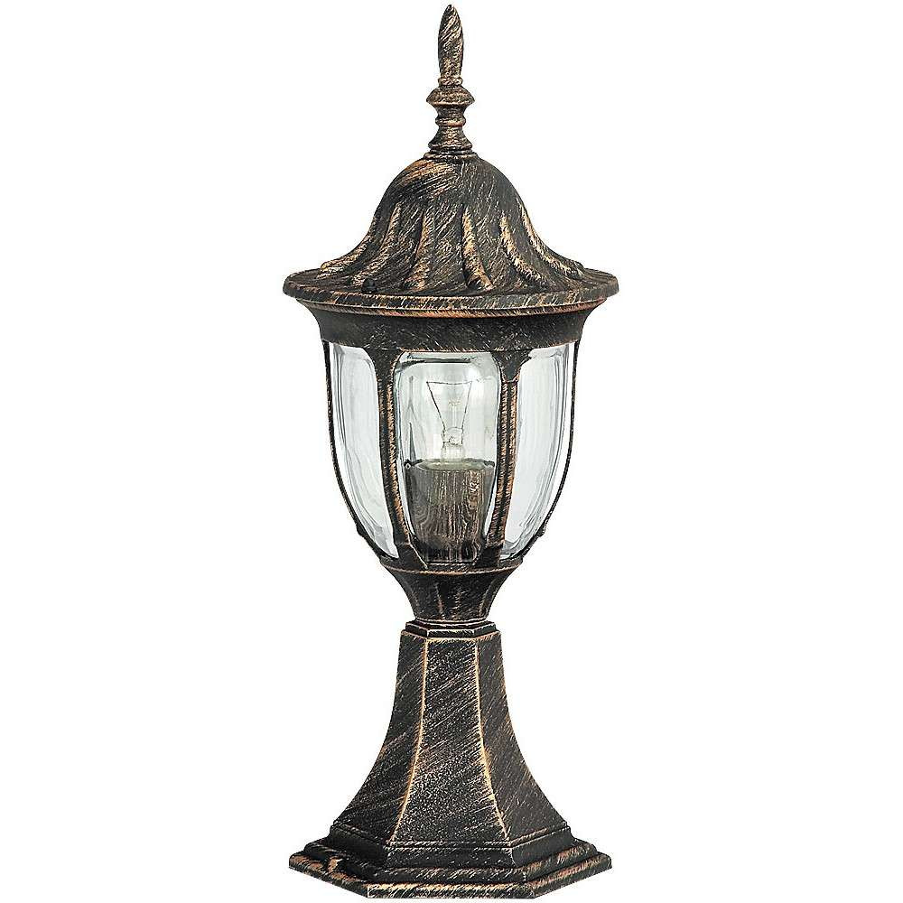 Lampa ogrodowa stojąca złota Milano wys:43 cm 1xE27x60W IP43 Rabalux