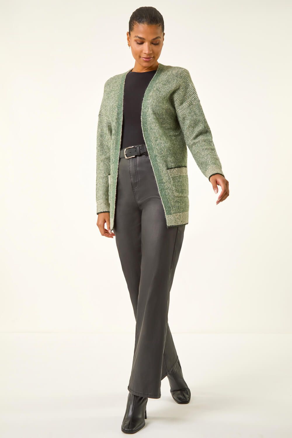 Roman Soft Knit Pocket Cardigan
