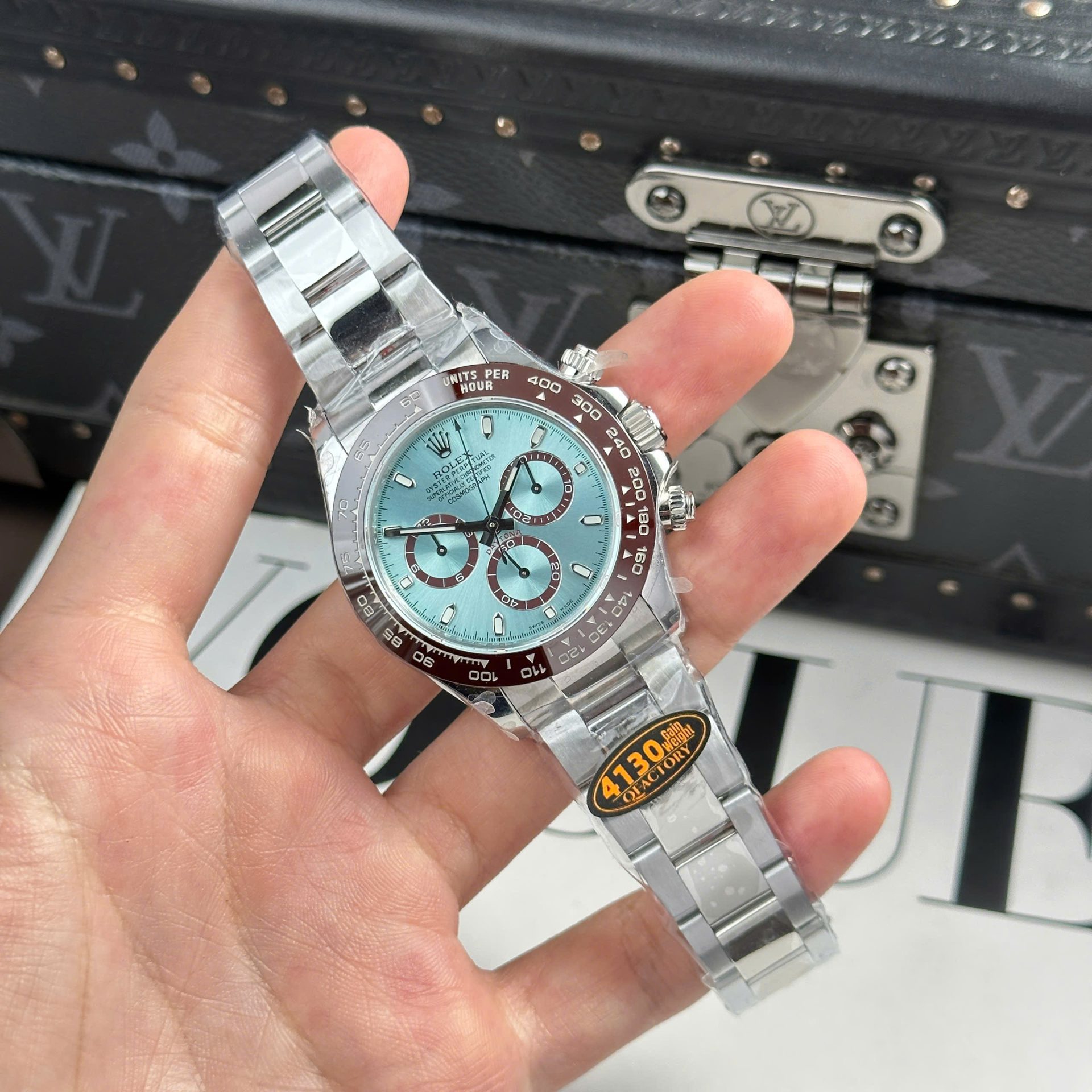 Rolex Daytona 116506 904L Steel Ice Blue Dial 40mm Oyster Super Clone