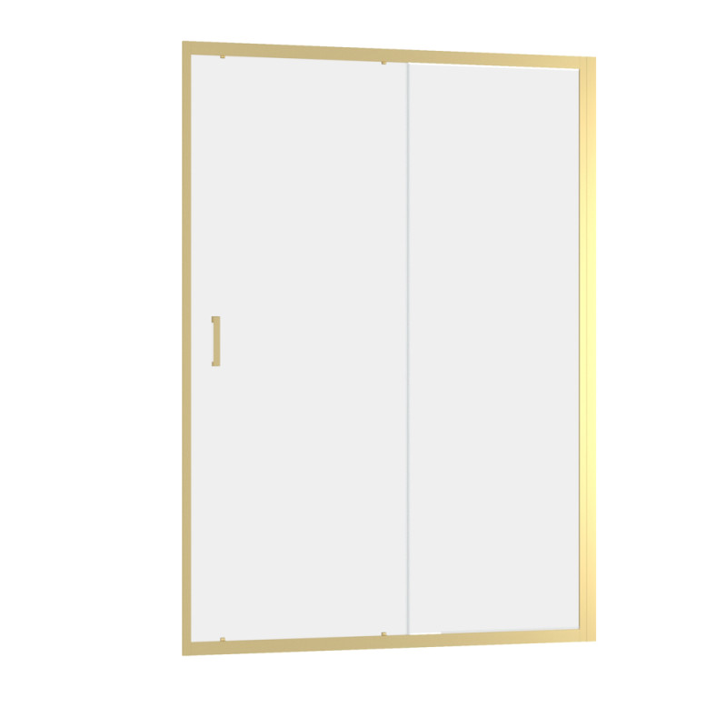 Porte de douche coulissante Factory Gold 140 x 200 cm AURLANE