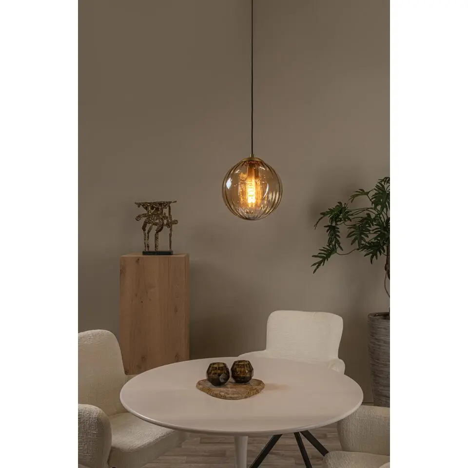 Lucide MONSARAZ Hanglamp - Amber