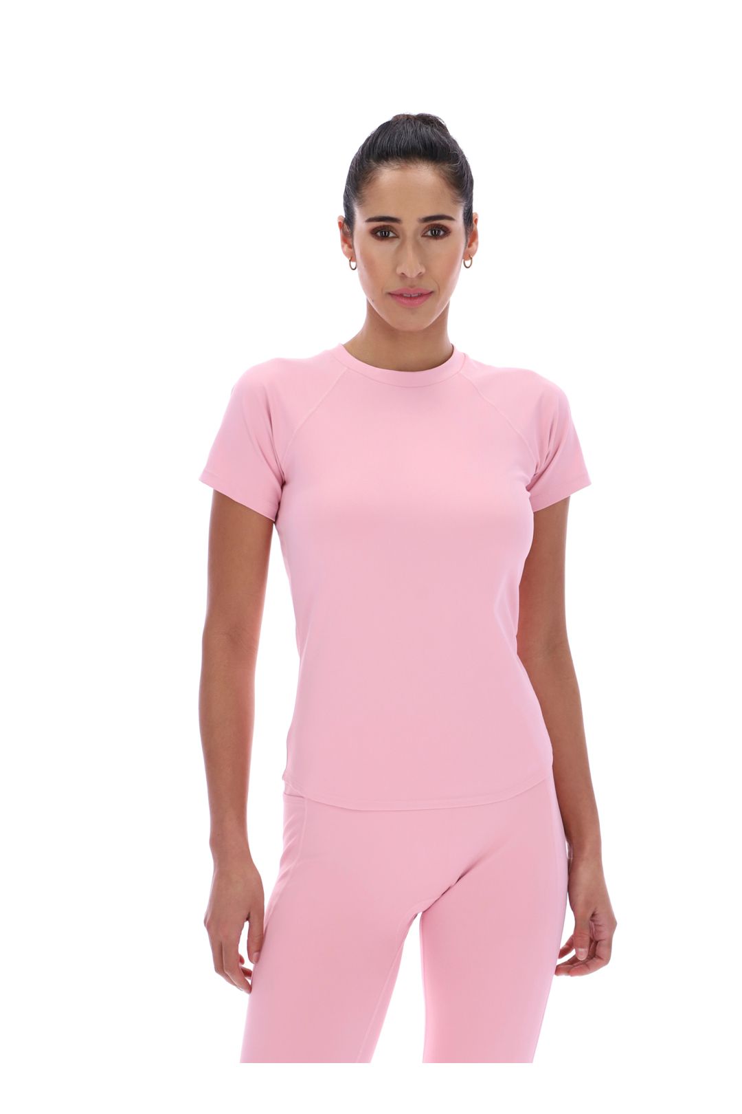 Ted Baker Studio Body Contour Cap Sleeve T-Shirt Pink