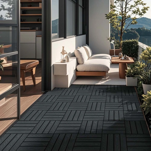 Holzfliesen »BAVARO Premium«, 30 x 30 x 2,2 cm, 10 m²