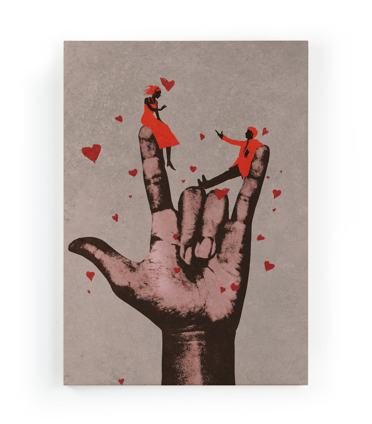 Canvas 60x40 Afdruk Liefde