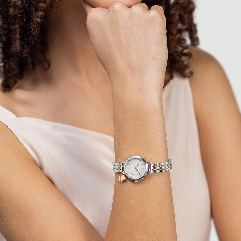 Shelby Street - Two Tone Link Bracelet Watch