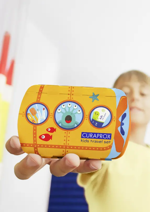 Kids Travel-Set 4-teilig Curaprox