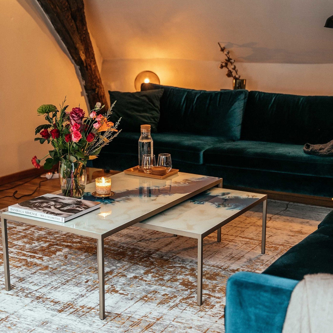 Louis de Poortere Griff Vloerkleed 140 x 200 cm - Columbus Gold