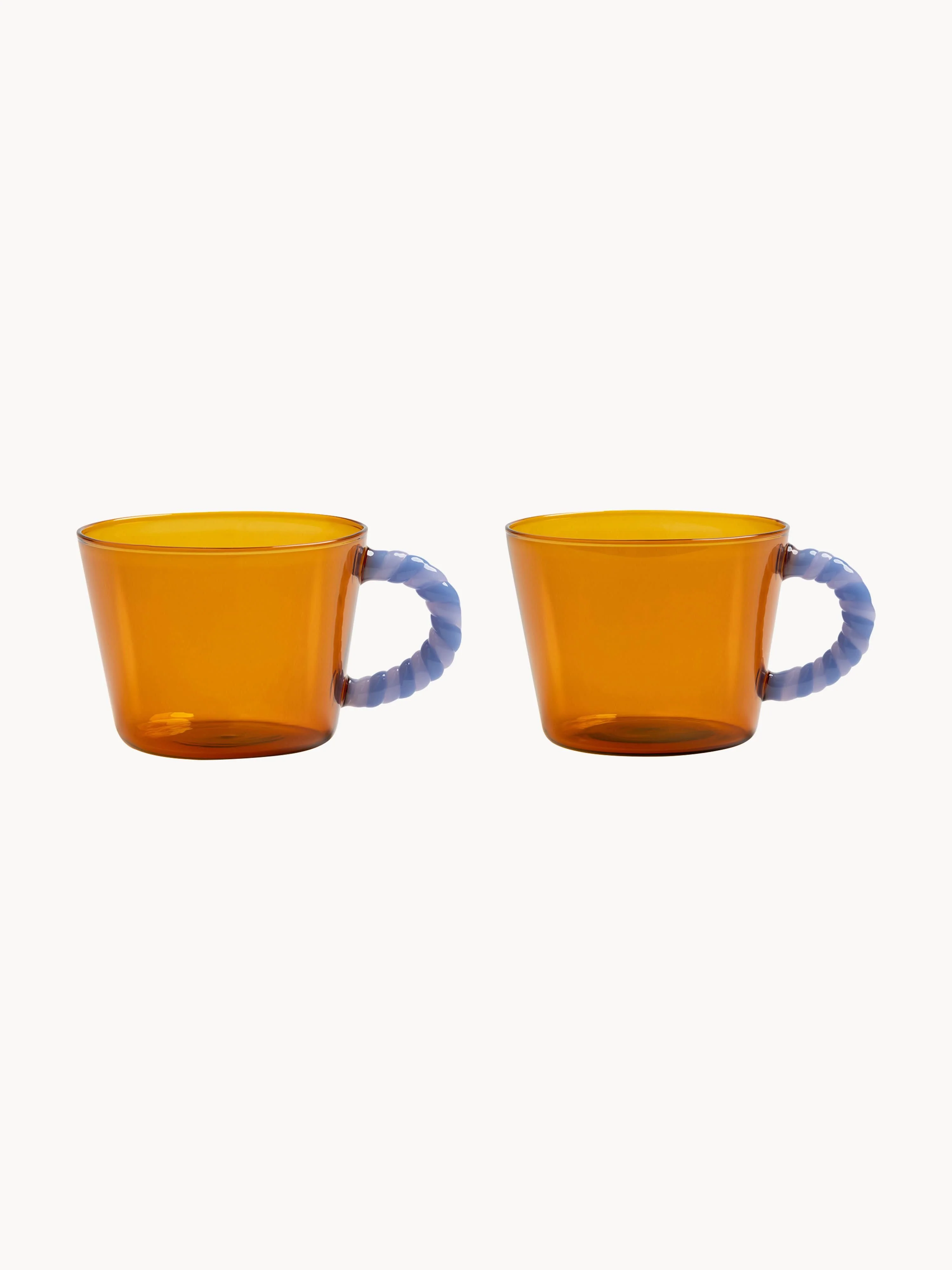 Tassen Duet aus Borosilikatglas, 2er-Set
