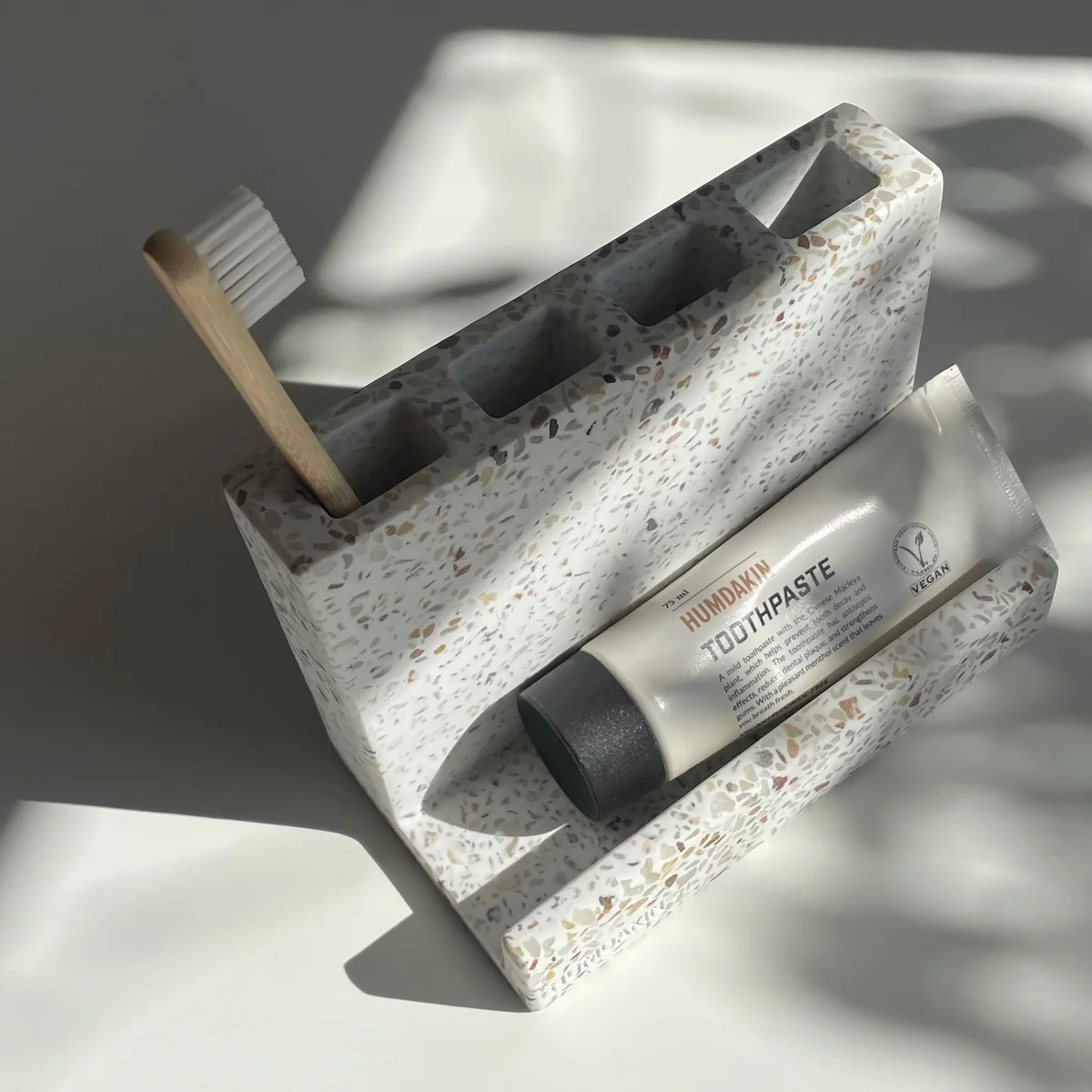 Humdakin - Terrazzo Aufbewahrung, rot / beige