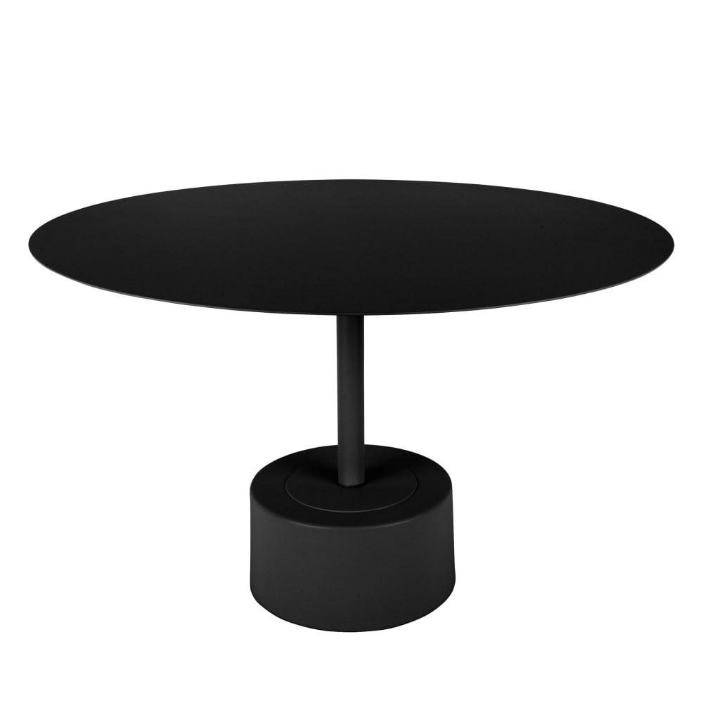 NOWA - Table d'appoint ronde en métal D55cm noir