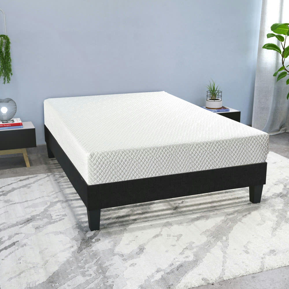 ABSOLU - Ensemble  140x200  Matelas + Sommier Bois