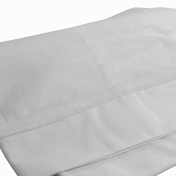 Drap plat avec point bourdon (120x180 cm - Gris Perle)