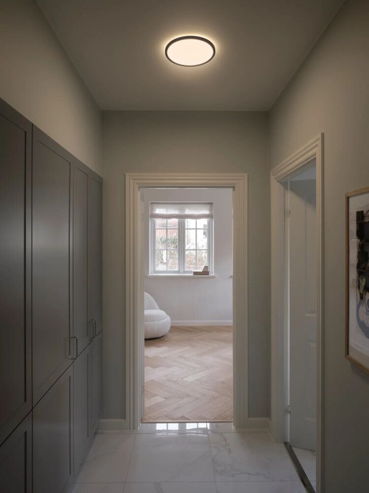 TAKLAMPE NORDLUX OJA 29 LED PLAST IP54 SVART
