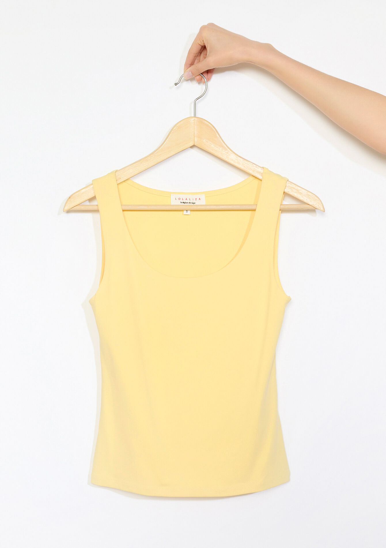 Tanktop met ronde hals