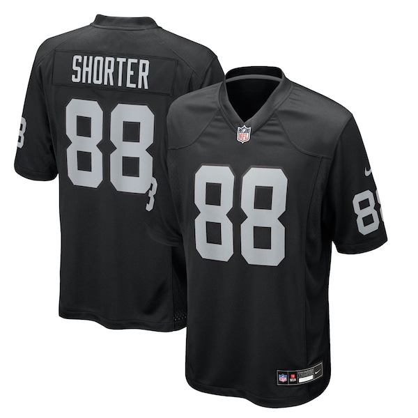 Justin Shorter Las Vegas Raiders Nike Team Game Jersey -  Black