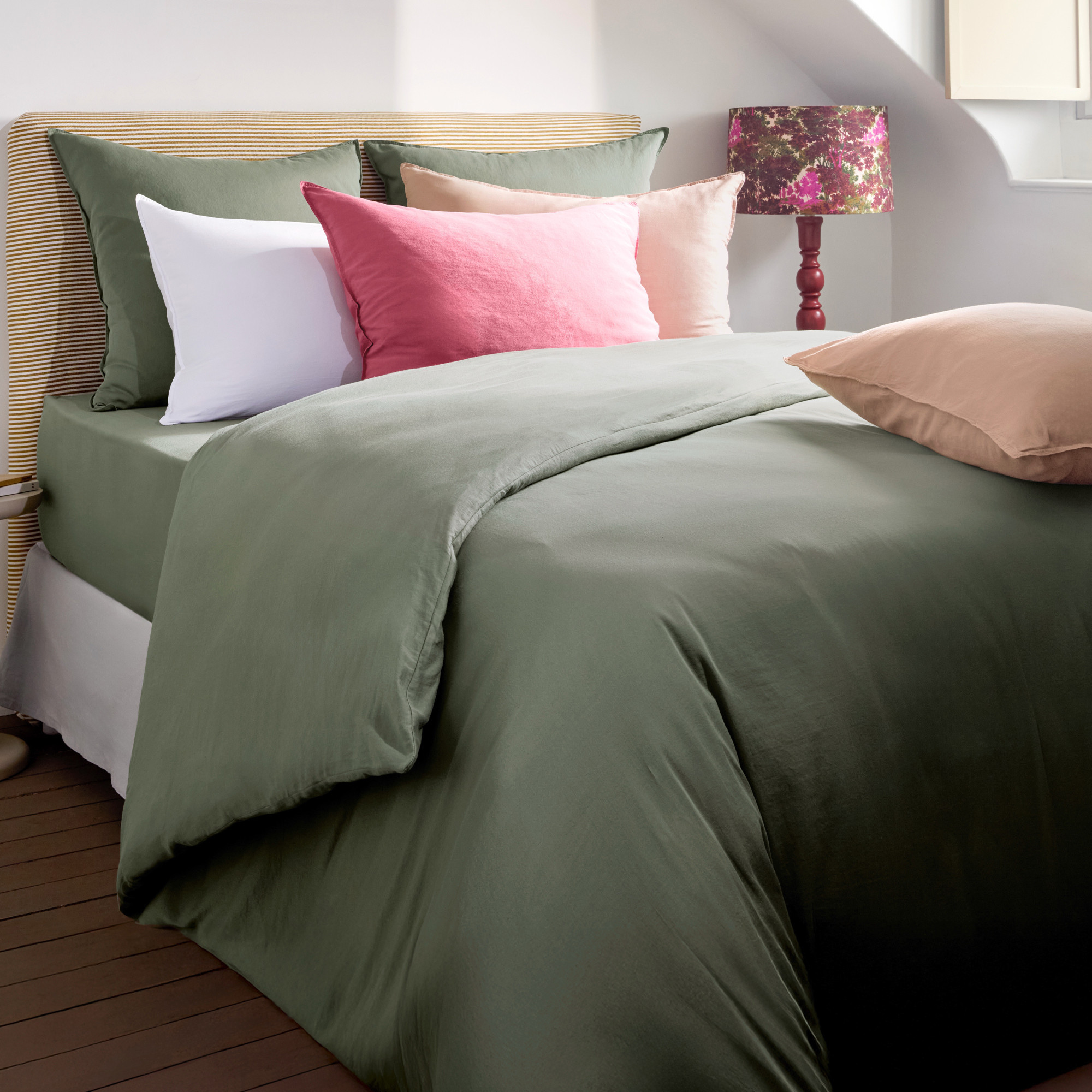 Linge de litSatin lavé