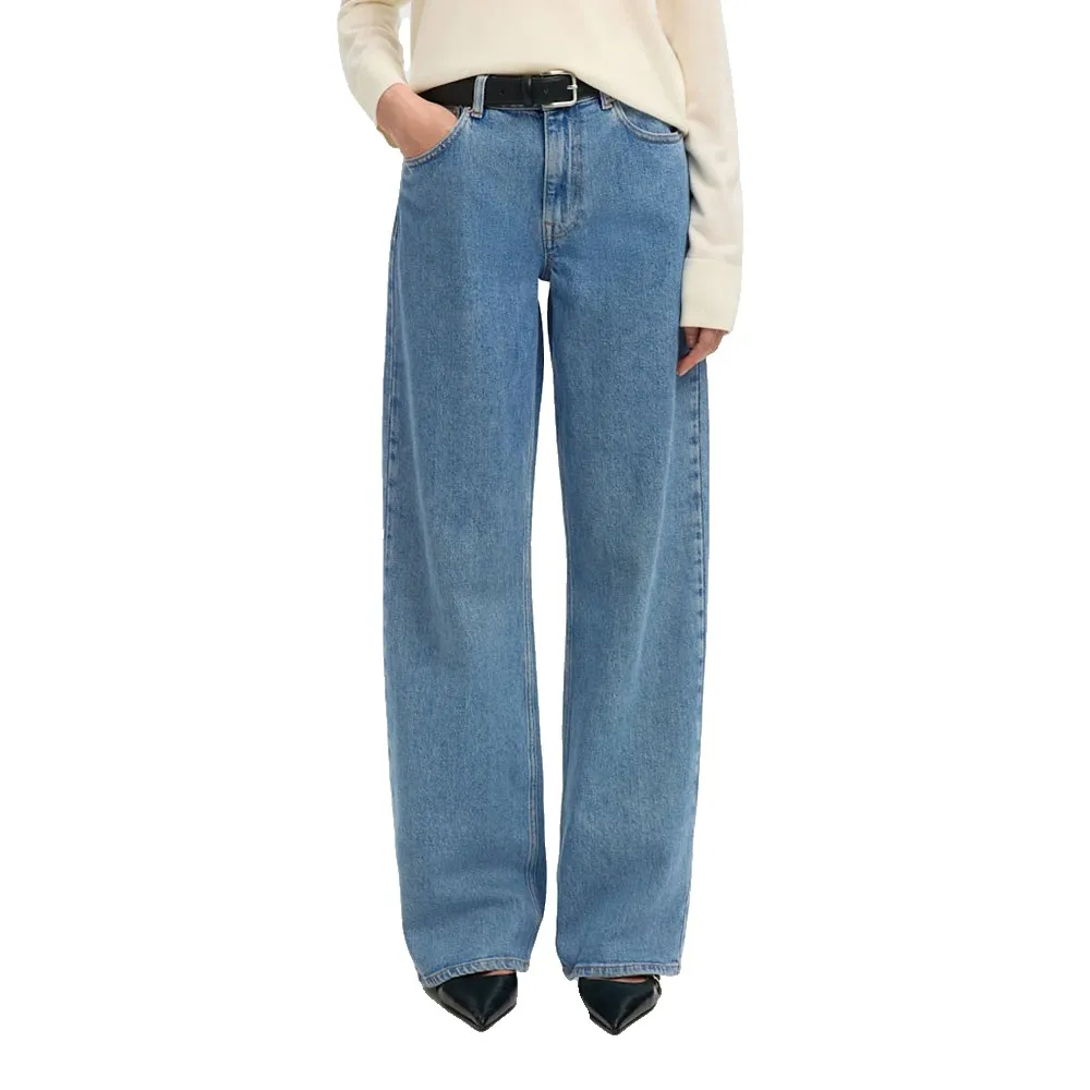 Selected Wide Bea-Kori Light Bl high waist jeans