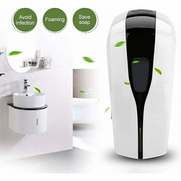 Distributeur de savon automatique 1000 ml, pulvérisateur sans contact, adapté à la maison et aux lieux publics