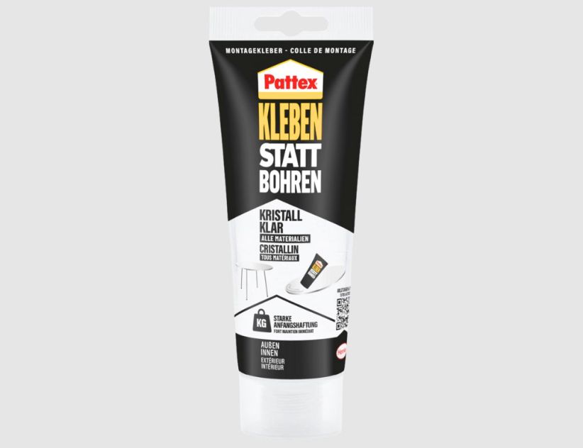 Pattex Kleben statt Bohren Kristallklar