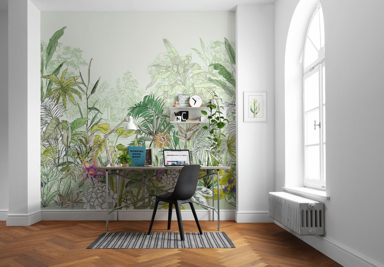 Komar fotobehang Hortus groen - 250 x 250 cm - 611194