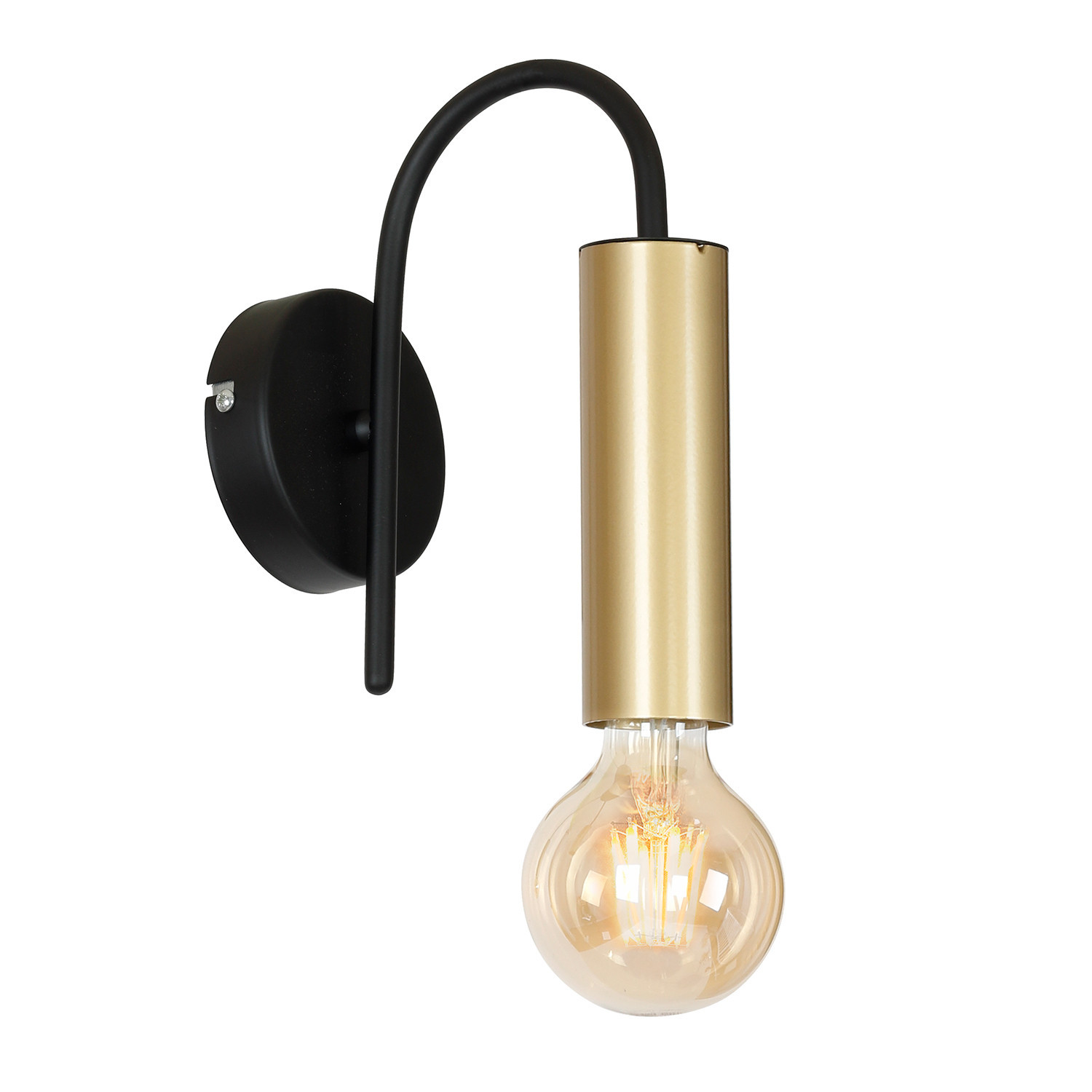 Kinkiet czarny Loppe 1xE27x15W wym:21x10x17cm IP20 Luminex