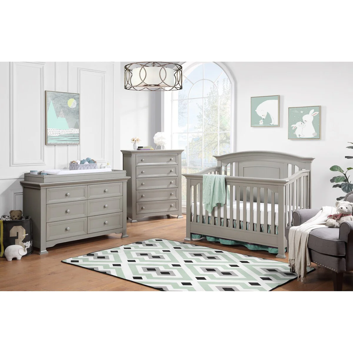 Centennial Medford Changing Topper Vintage Gray