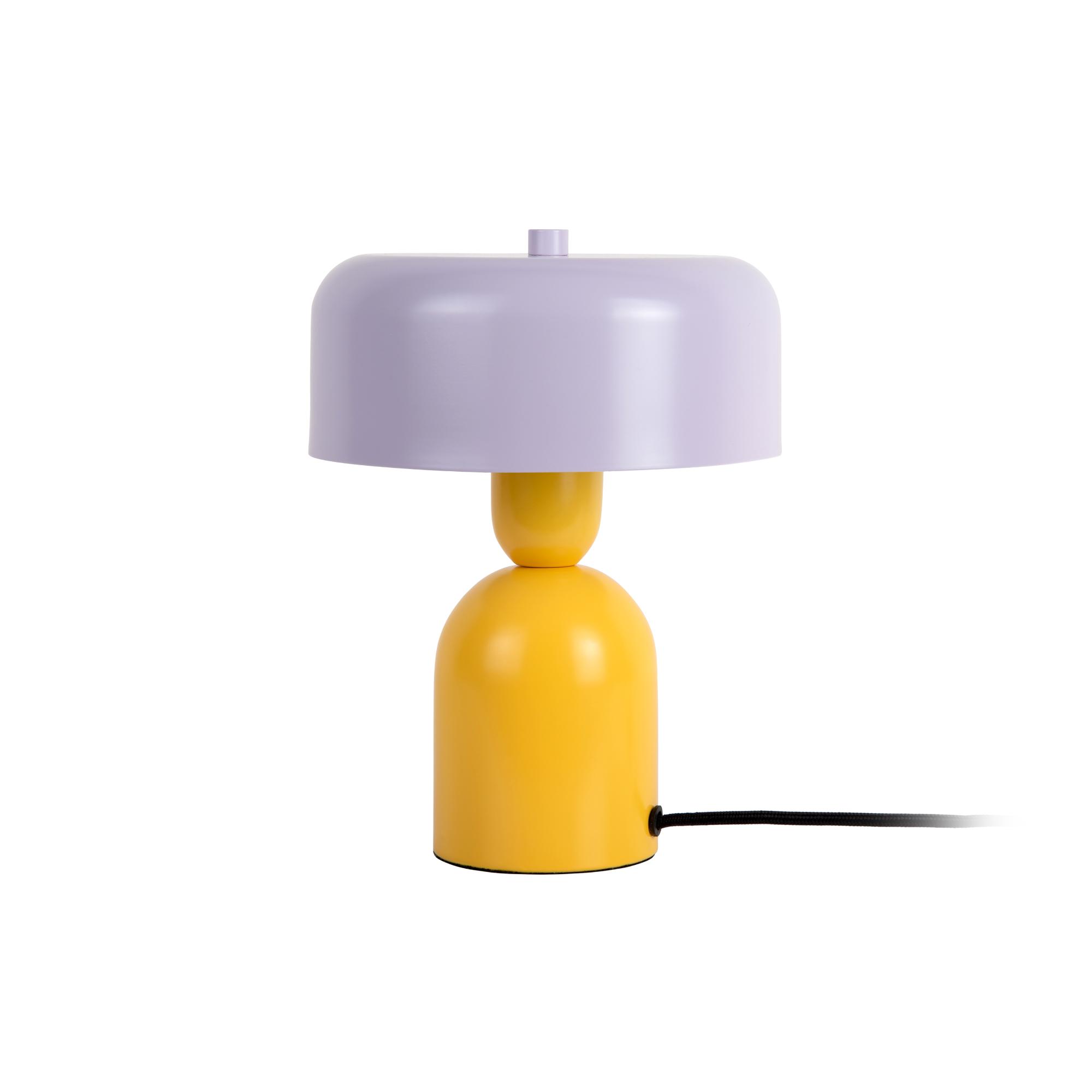 Leitmotiv tafellamp Double Funky - geel - Ø19cm