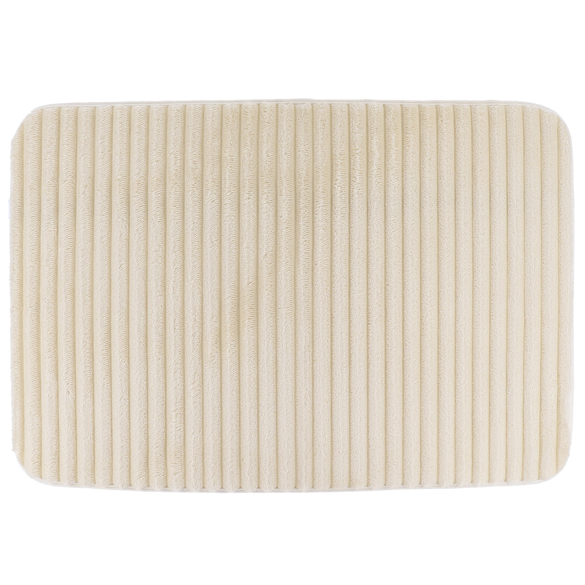 Tapete wc em poliéster natural 40x60cm