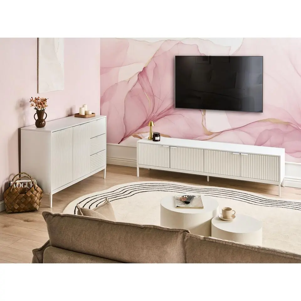 ADELAIDE - TV-meubel - Wit - MDF